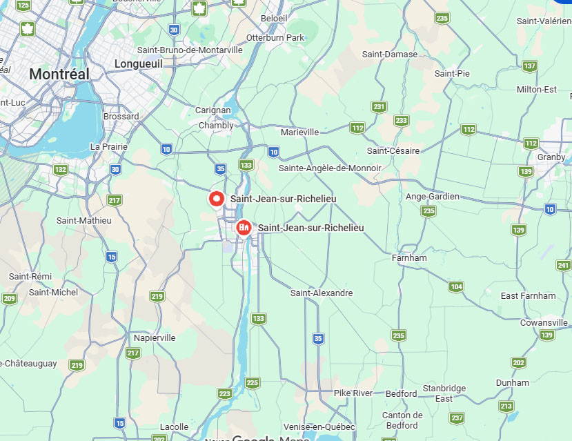 Rive Sud de Montréal en Montérégie